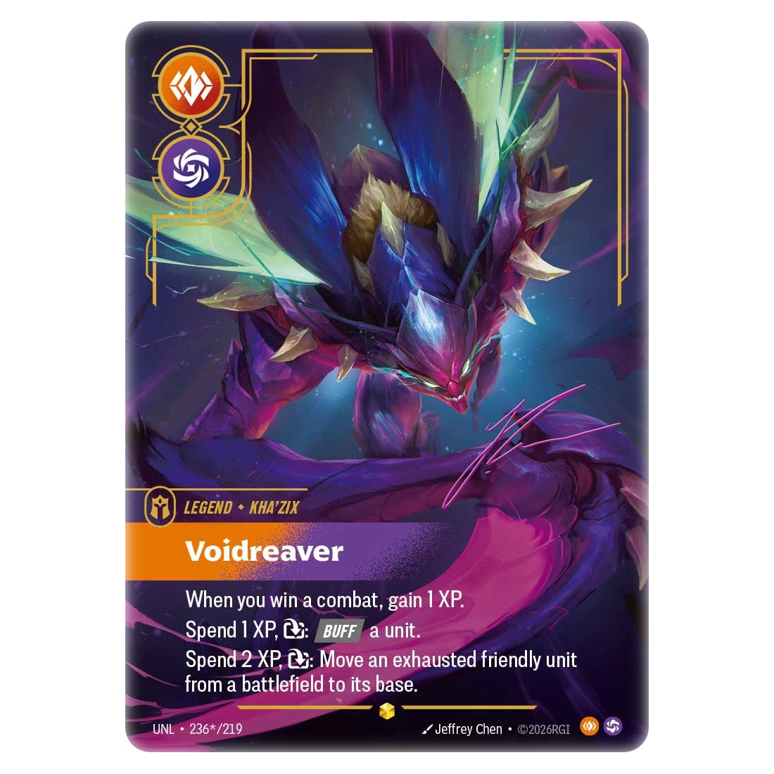 Riftbound Unleashed Voidreaver