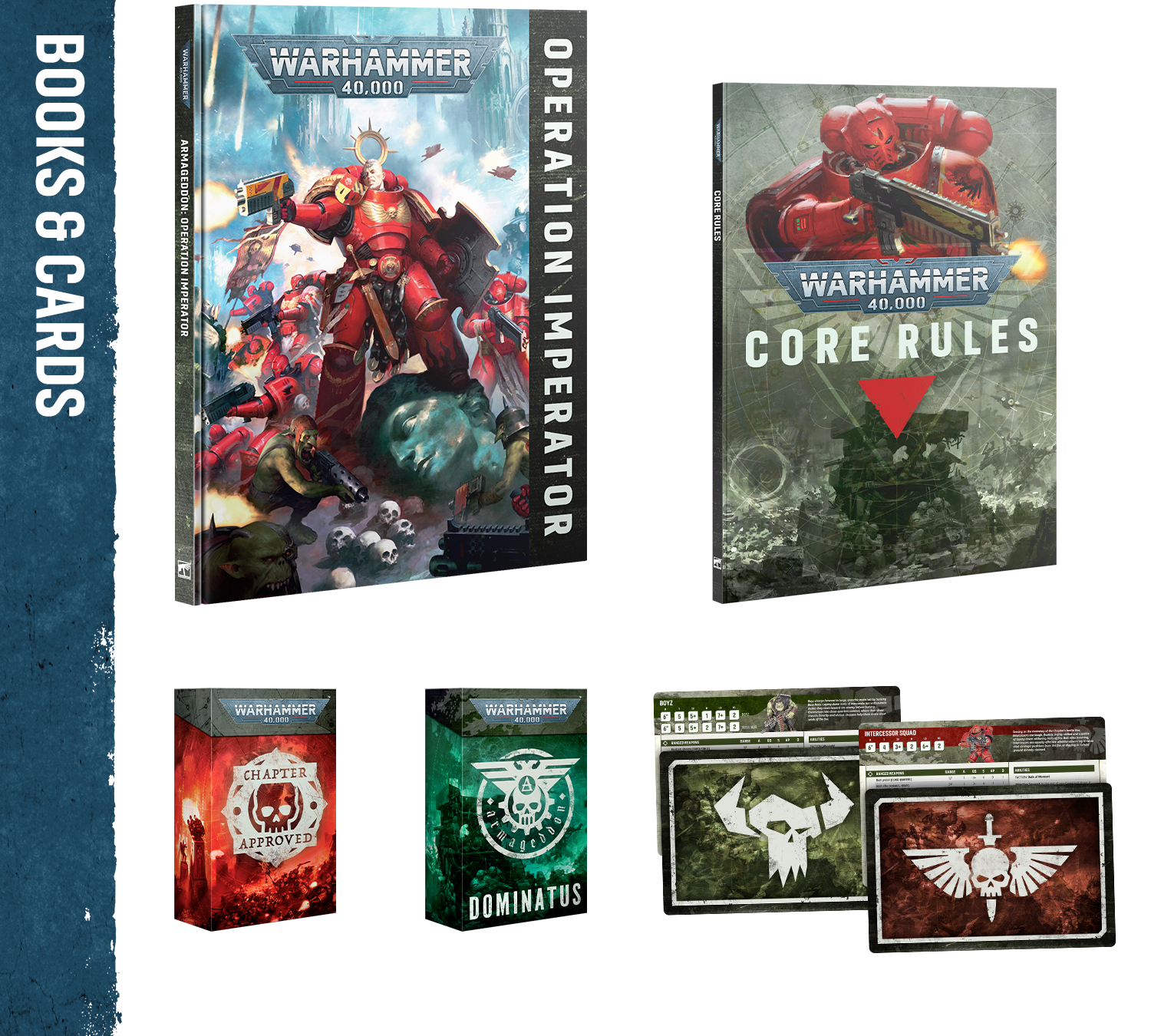 Warhammer 40k Armageddon Operation Imperator Core Rules and Cards