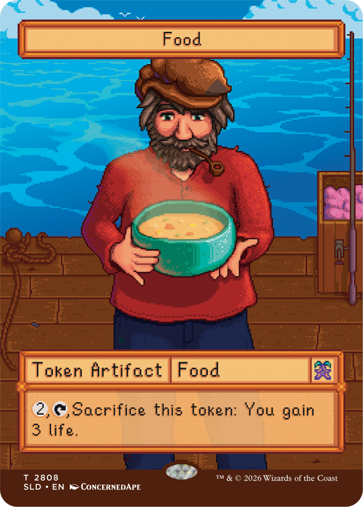 MTG Secret Lair Stardew Valley Non-Foil - Food Token