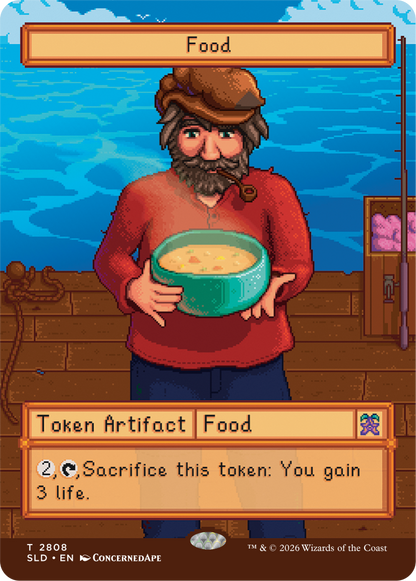 MTG Secret Lair Stardew Valley Non-Foil - Food Token
