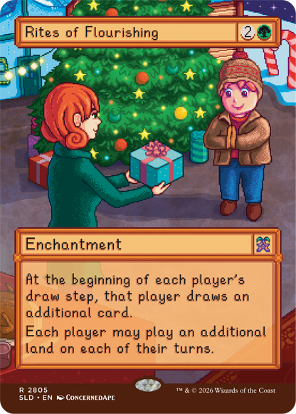 MTG Secret Lair Stardew Valley Non-Foil - Rites of Flourishing