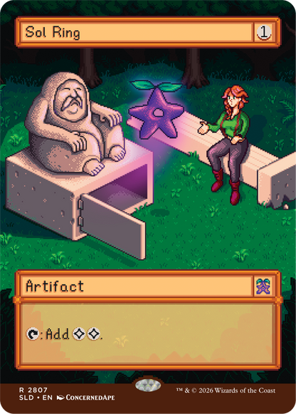 MTG Secret Lair Stardew Valley Non-Foil - Sol Ring