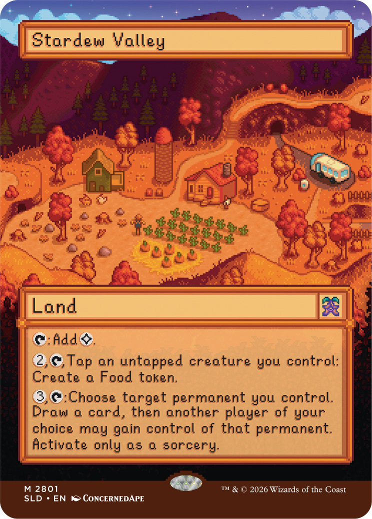 MTG Secret Lair Stardew Valley Non-Foil - Stardew Valley