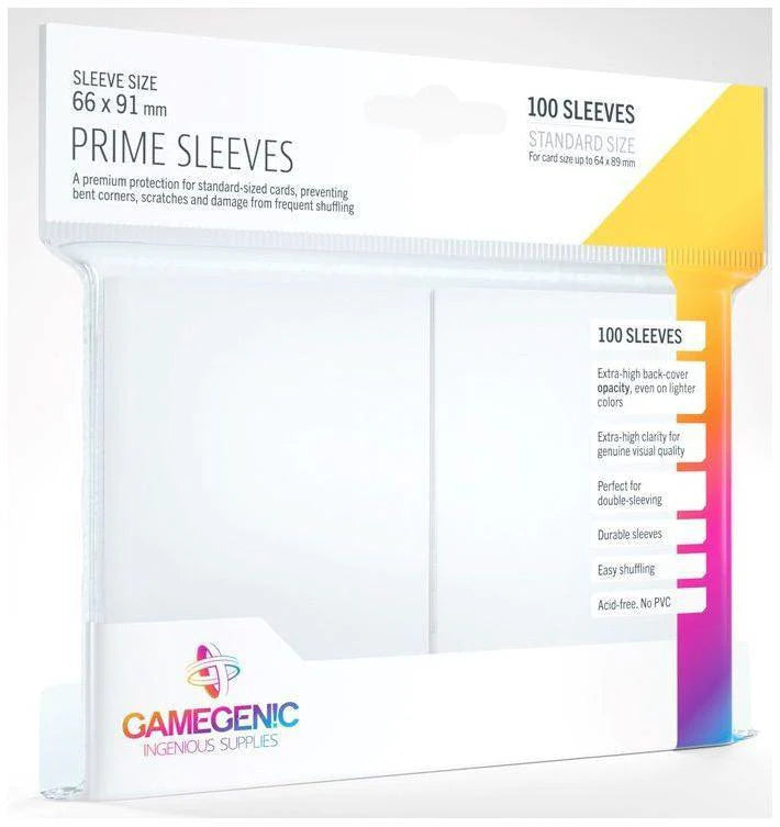 Gamegenic Prime Card Sleeves (66mm x 91mm) (100 Sleeves Per Pack)