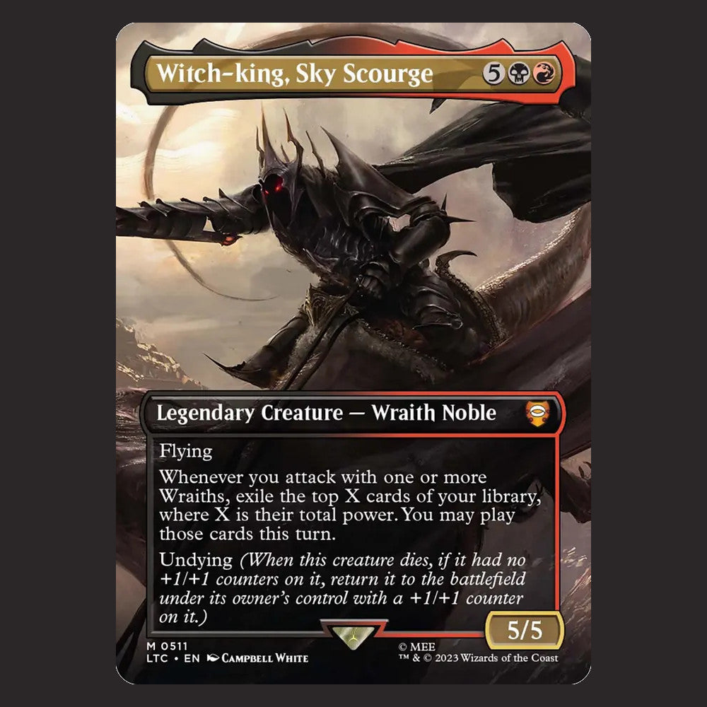 MTG Witch-king Sky Scourge [LTC 511] Foil