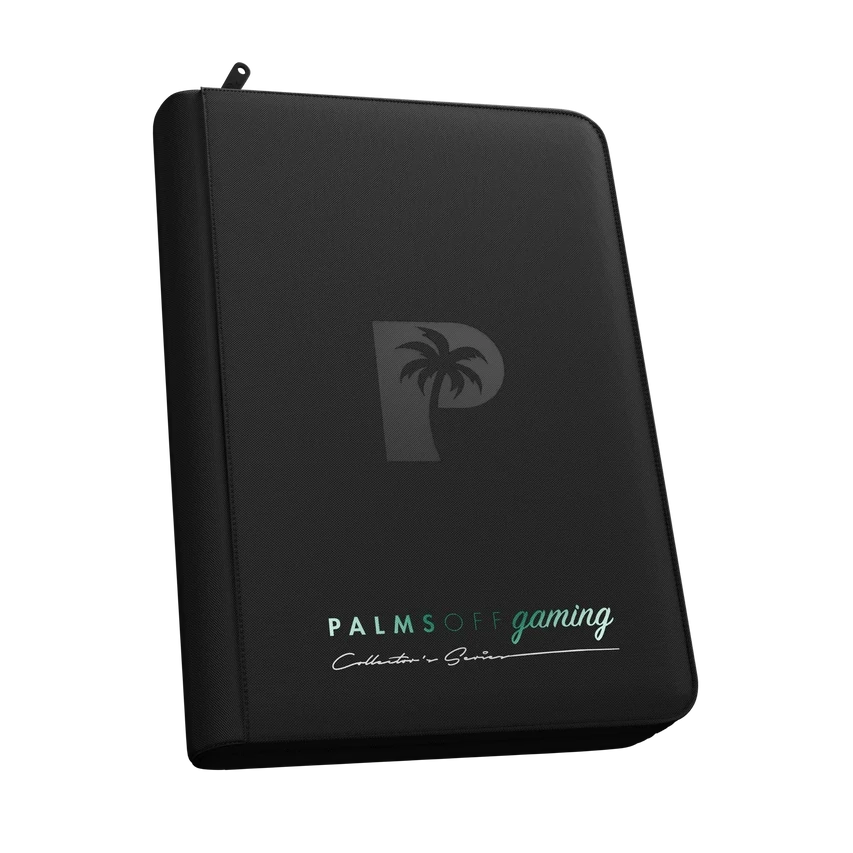 Palms Off Gaming black 4 Pocket Zip Binder