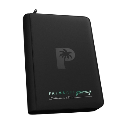 Palms Off Gaming black 4 Pocket Zip Binder