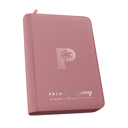 Palms Off Gaming pink 4 Pocket Zip Binder