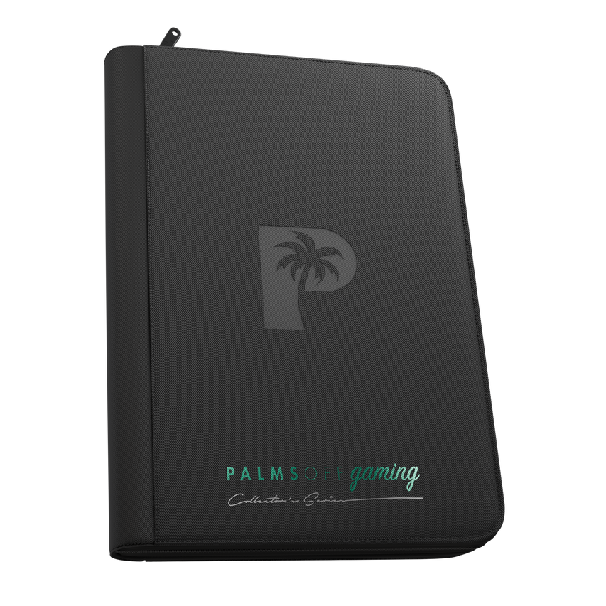 Palms Off Gaming black 9 Pocket Zip Binder