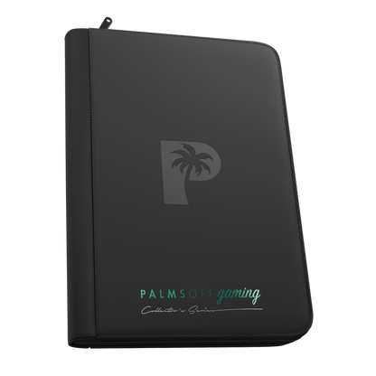 Palms Off Gaming black 9 Pocket Zip Binder
