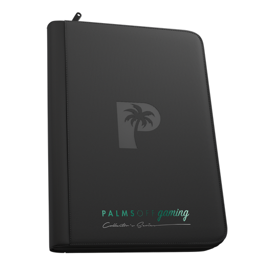 Palms Off Gaming black 9 Pocket Zip Binder