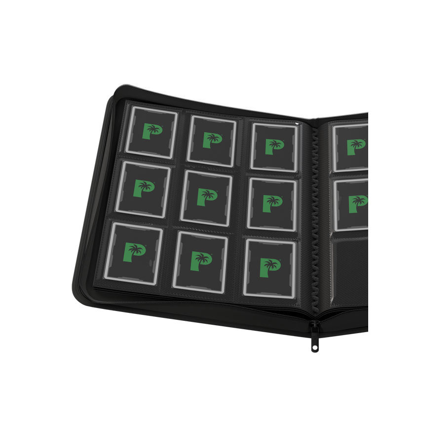 black TCG binder for Pokemon MTG and One Piece cards
