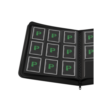black TCG binder for Pokemon MTG and One Piece cards