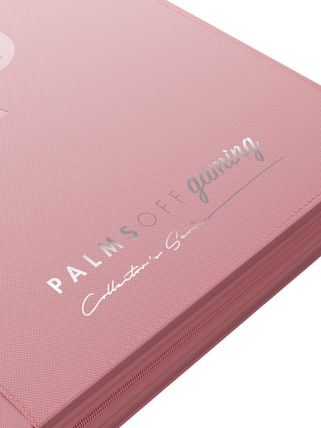 pink TCG binder for Pokemon MTG and One Piece cards
