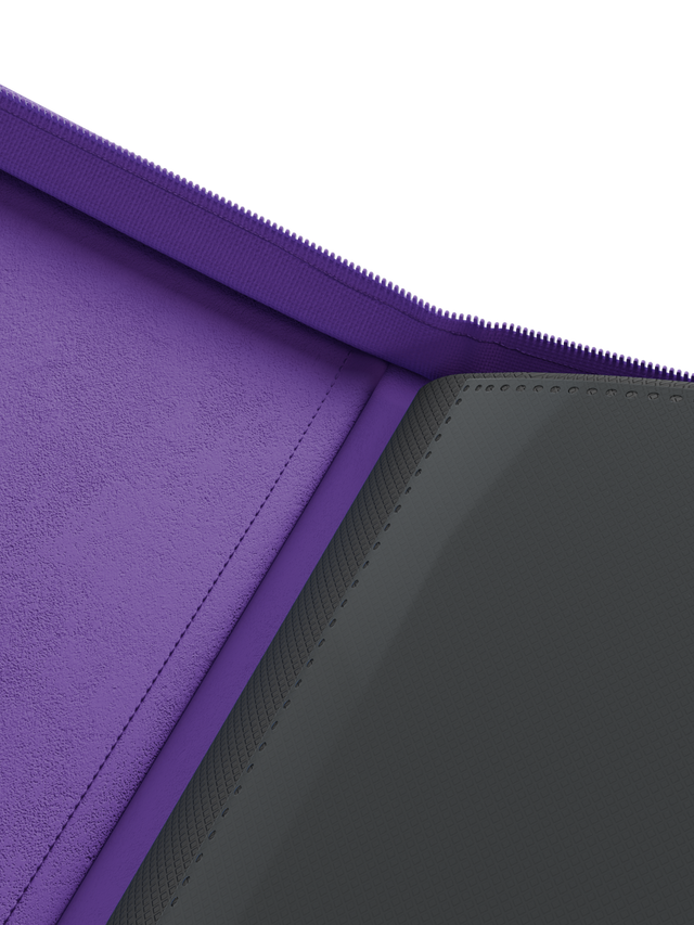 purple TCG binder for Pokemon MTG and One Piece cards