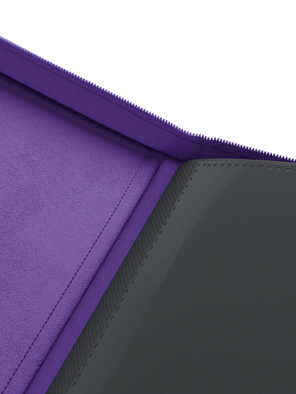 purple TCG binder for Pokemon MTG and One Piece cards