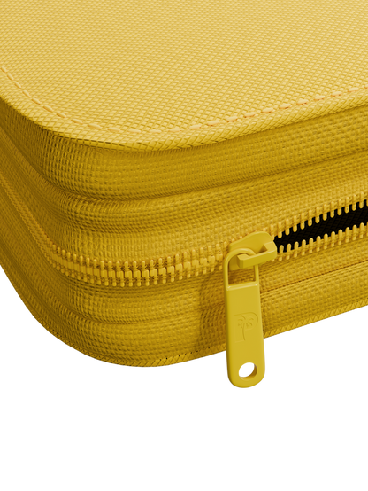 yellow TCG binder for Pokemon MTG and One Piece cards