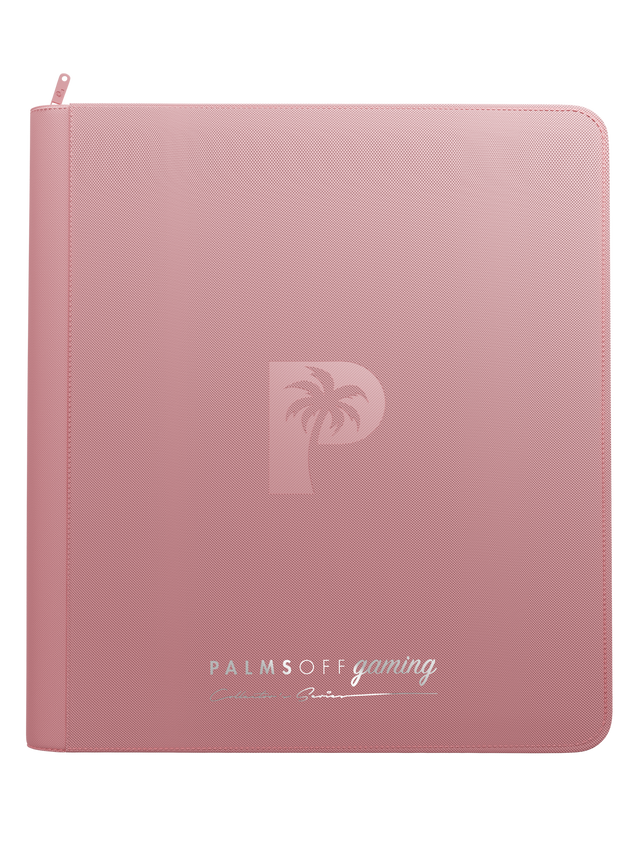 pink TCG binder for Pokemon MTG and One Piece cards