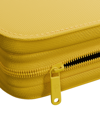 yellow TCG binder for Pokemon MTG and One Piece cards