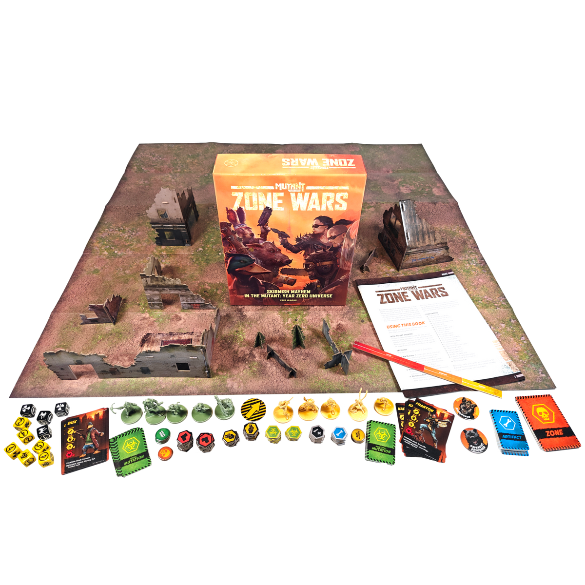 Mutant Year Zero: Zone Wars, Boxed Core Set interior artwork