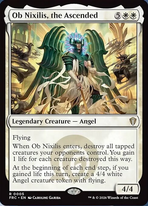 MTG Ob Nixilis, the Ascended FRC 005 Standard Nonfoil front