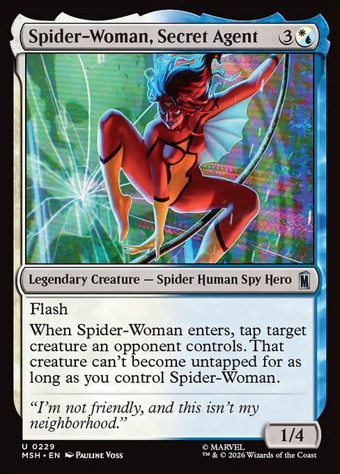 MTG Spider-Woman, Secret Agent MSH 229 Regular Foil