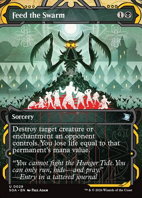 MTG Feed the Swarm SOA 029 Mystical Archive Nonfoil