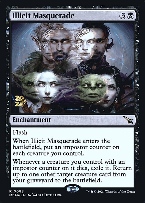 MTG Illicit Masquerade PMKM 088s Prerelease Foil