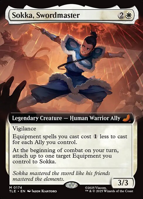 MTG Sokka, Swordmaster [TLE 174] Nonfoil
