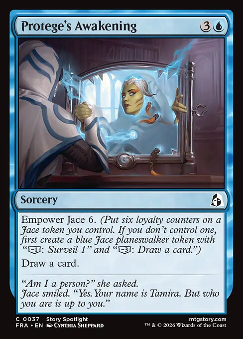 MTG Protege's Awakening FRA 037 Standard Foil front