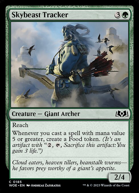 MTG Skybeast Tracker WOE 185 Regular Foil
