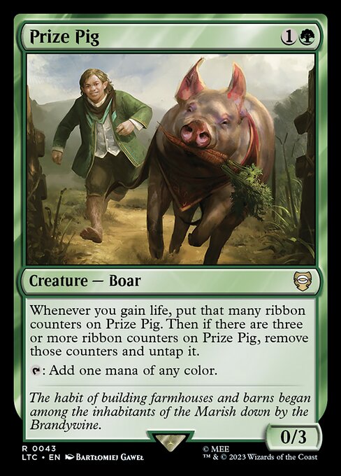 MTG Prize Pig LTC 043 Regular Nonfoil