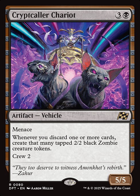 MTG Cryptcaller Chariot DFT 080 Regular Nonfoil