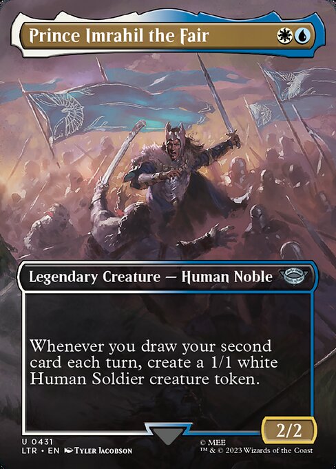 MTG Prince Imrahil the Fair LTR 431 Borderless Foil