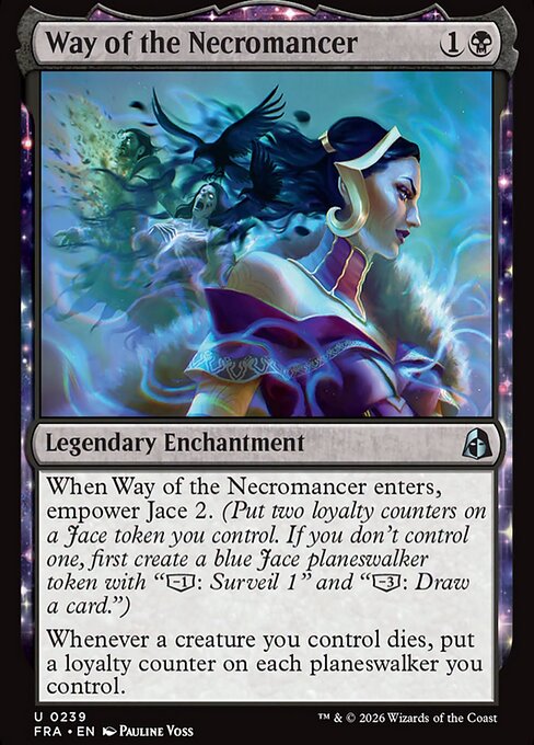 MTG Way of the Necromancer FRA 239 Standard Nonfoil front