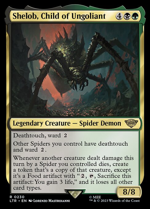 MTG Shelob, Child of Ungoliant LTR 230 Regular Nonfoil