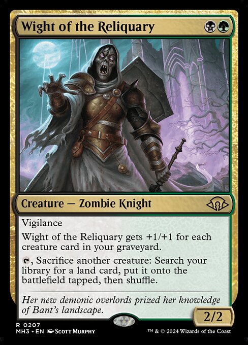 MTG Wight of the Reliquary MH3 207 Regular Foil