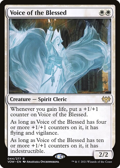 MTG Voice of the Blessed VOW 044 Standard Nonfoil front