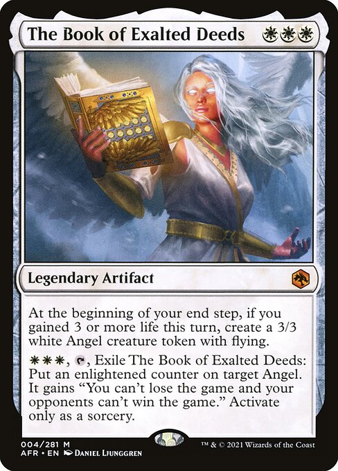 MTG The Book of Exalted Deeds AFR 004 Regular Foil