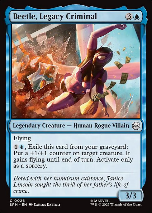 MTG Beetle, Legacy Criminal SPM 026 Regular Nonfoil