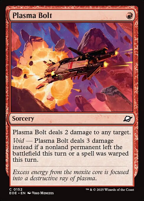 MTG Plasma Bolt EOE 152 Regular Nonfoil