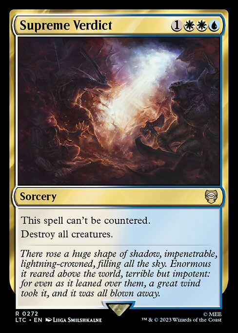 MTG Supreme Verdict LTC 272 Alternate Art Nonfoil