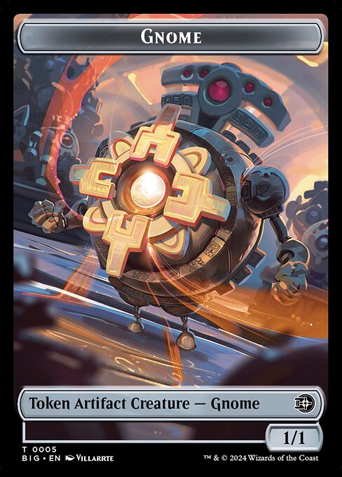 MTG Gnome Token BIG 005 Token Nonfoil