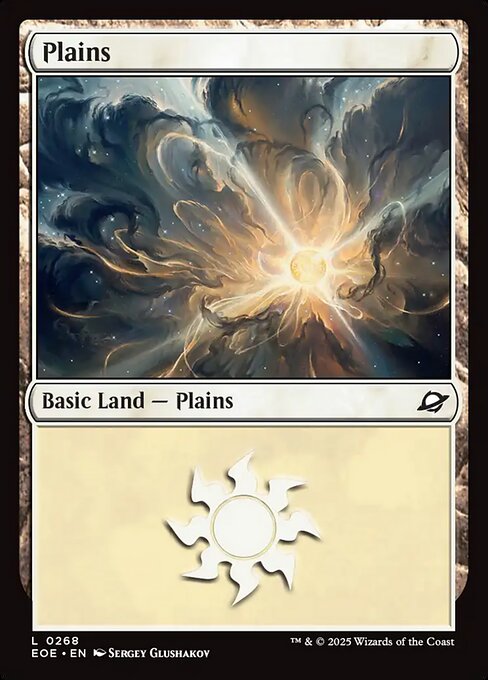 MTG Plains EOE 268 Basic Land Nonfoil