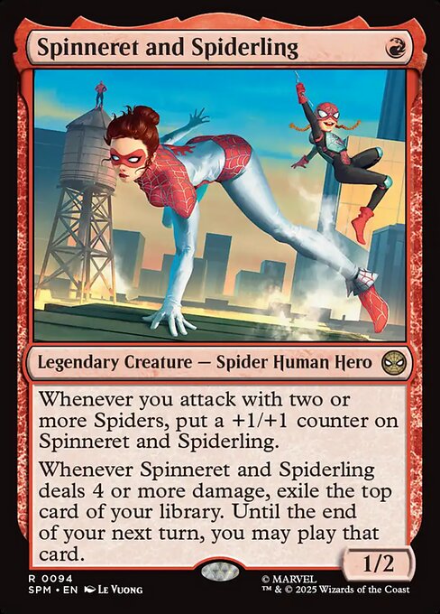 MTG Spinneret and Spiderling SPM 094 Regular Nonfoil