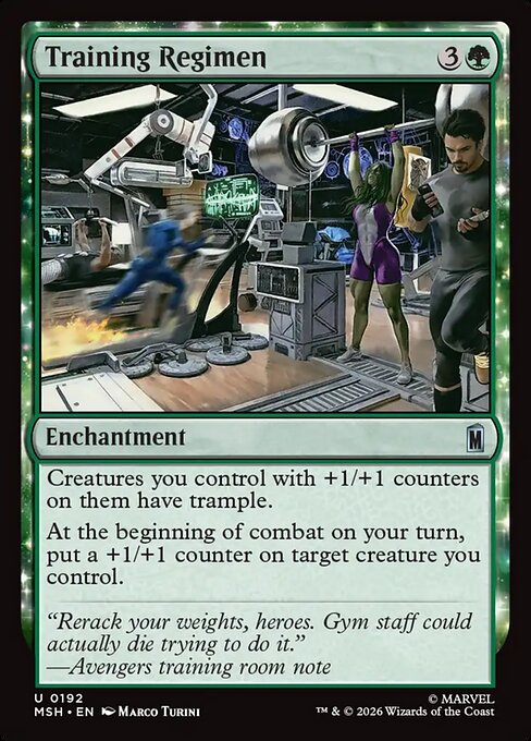 MTG Training Regimen MSH 192 Regular Foil