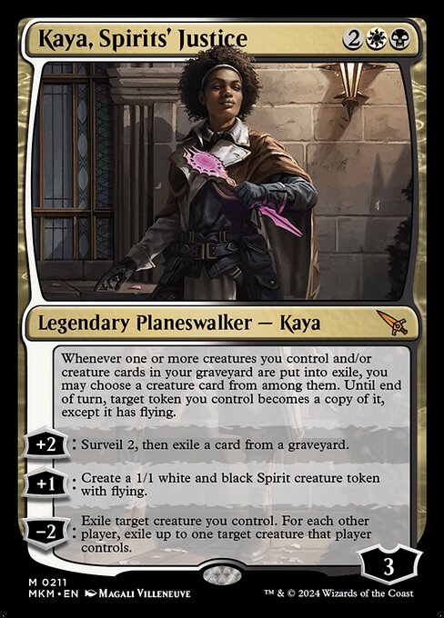 MTG Kaya, Spirits' Justice MKM 211 Regular Nonfoil