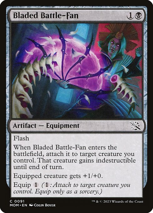 MTG Bladed Battle-Fan MOM 091 Regular Nonfoil
