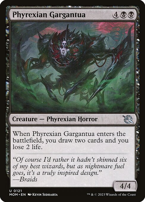 MTG Phyrexian Gargantua MOM 121 Regular Nonfoil