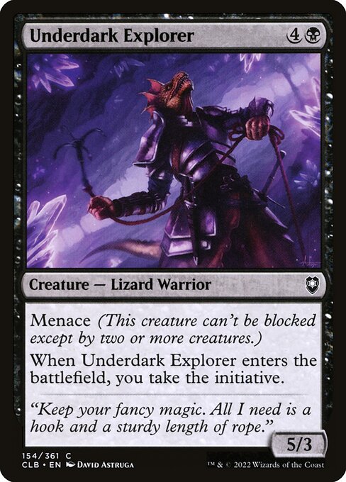 MTG Underdark Explorer CLB 154 Regular Nonfoil